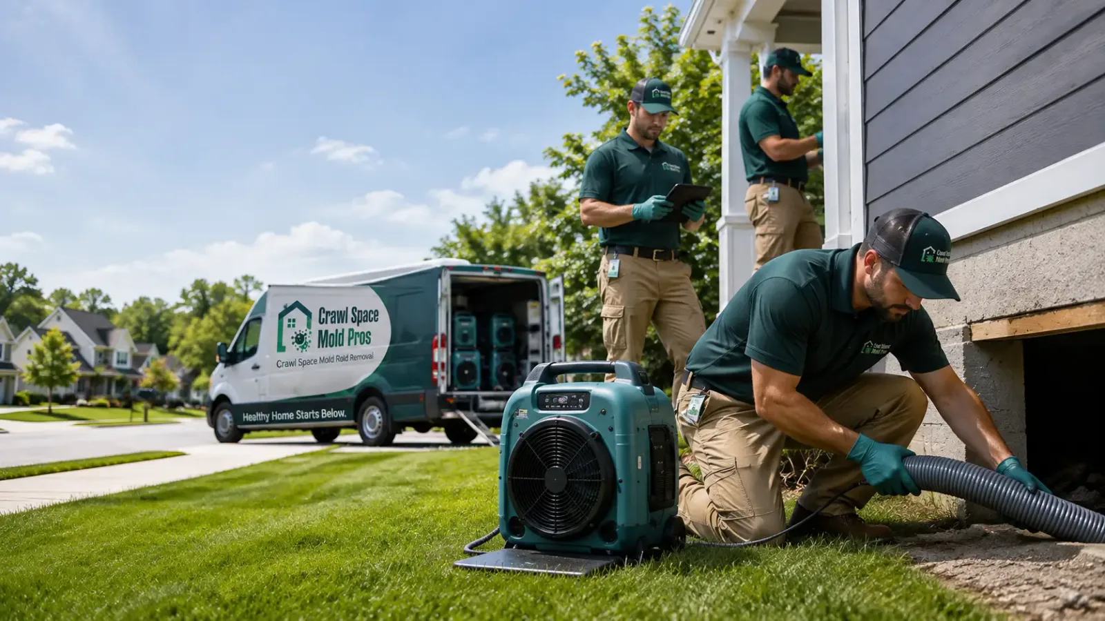 Crawl Space Mold Removal in Girardville, PA